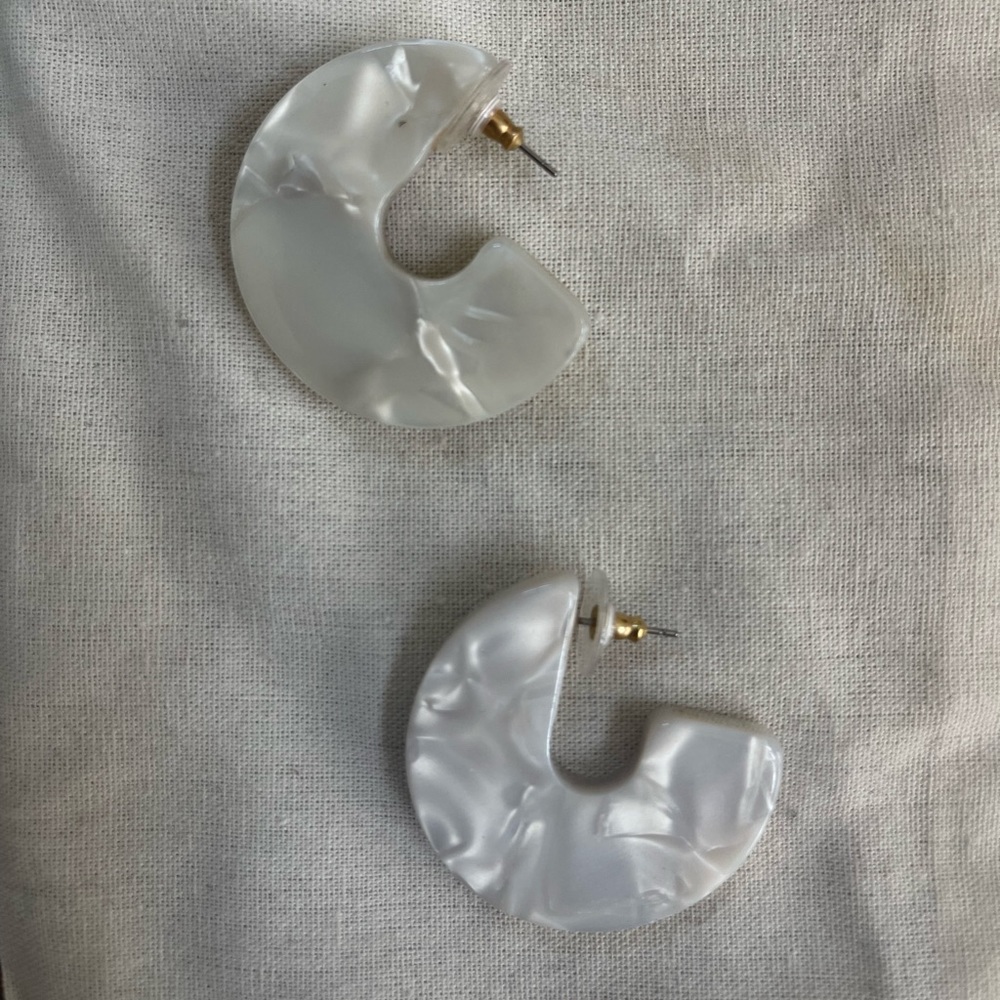 Bauble bar hoop earrings